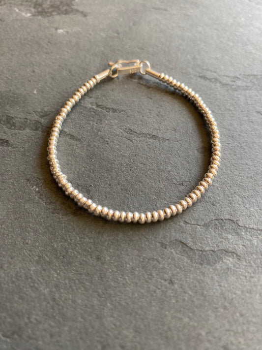 Pulsera mostacillas gruesas